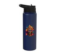 Native Mexican Pride Quetzalcoat Aztec God Toltec Inca Stainless Steel Insulated Water Bottle