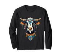 Native Mexican Pride Toltec Inca Bull Artwork Aztec God Long Sleeve T-Shirt