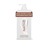 Native Moisturizing Shower Gel With Natural Ingredients For Women And Men Free Of Sulfates Parabens And Dyes Leaves Skin Soft And Hydrated Cocoa And Vanilla Butter 500 Ml