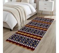 Native N Runner Rug 60x90 cmWashable Geometric Diamond Hallway Runner NonSlip Soft Ethnic Carpet for Entryway Kitchen and Bedroom Indoor Use
