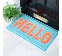 Native Natural 3D Hello Print Doormat (70 X 40Cm)