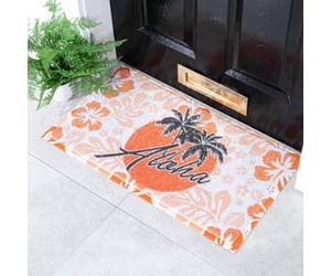 Native Natural Aloha Tropical Doormat (70 X 40Cm)