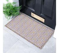 Native Natural Art Deco Shell Pattern Indoor & Outdoor Doormat - 70X40Cm