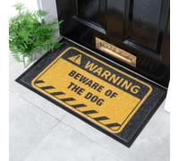 Native Natural Beware Of The Dog Doormat (70 X 40Cm)