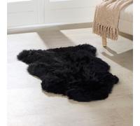 Native Natural Black Sheepskin Rug XXL | Size: 60 cm x 120 cm Native Natural Black 60 cm x 120 cm