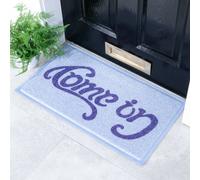 Native Natural Blue Come In Go Away Doormat (70 X 40Cm)