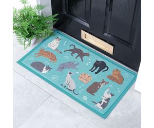Native Natural Cats Indoor & Outdoor Doormat (70 X 40Cm)