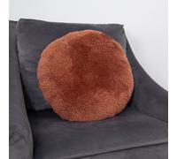 Native Natural Coral Short Pile Sheepskin Cushion Native Natural Coral