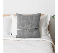 Native Natural Diamond Grey Wool Cushion 45x45cm | Size: 45 cm x 45 cm Native Natural Grey 45 cm x 45 cm