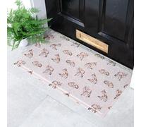 Native Natural Foxes Pattern Doormat (70 X 40Cm)