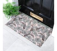 Native Natural Giraffe Leaf Doormat (70 X 40Cm)