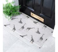 Native Natural Giraffe Pattern Doormat (70 X 40Cm)