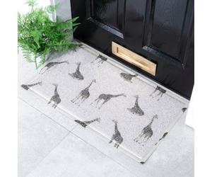 Native Natural Giraffe Pattern Doormat (70 X 40Cm)