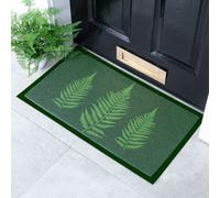 Native Natural Green Fern Indoor & Outdoor Doormat - 70X40Cm