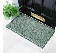 Native Natural Green Leopard Doormat (70 X 40Cm)