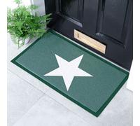 Native Natural Green Star Indoor & Outdoor Doormat - 70X40Cm