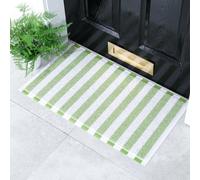 Native Natural Green Striped Doormat (70 X 40Cm)