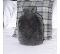 Native Natural Grey Sheepskin Hot Water Bottle Native Natural Grey