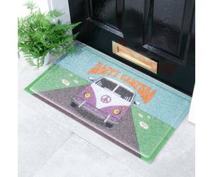 Native Natural Happy Campers Doormat (70 X 40Cm)