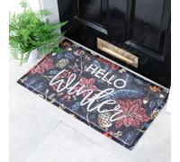 Native Natural Hello Winter Doormat (70 X 40Cm)