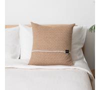 Native Natural Hoop Beige Wool Cushion Cover 45x45cm | Size: 45 cm x 45 cm Native Natural Beige 45 cm x 45 cm