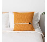 Native Natural Hoop Mustard Wool Cushion Cover 45x45cm | Size: 45 cm x 45 cm Native Natural Mustard 45 cm x 45 cm