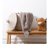 Native Natural Hoop Pattern Baby Beige Wool Blanket | Size: Small Native Natural Beige Small