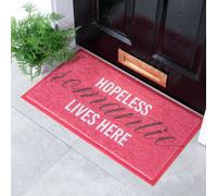 Native Natural Hopeless Romantic Lives Here Doormat (70 X 40Cm)