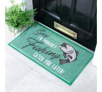 Native Natural I'm Probably Fishing Doormat (70 X 40Cm)
