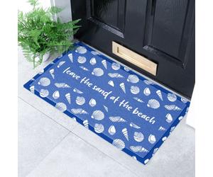 Native Natural Leave The Sand At The Beach Doormat (70 X 40Cm)