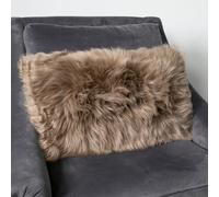 Native Natural Light Brown Long Hair Sheepskin Cushion 30x50cm | Size: 30x50 cm Native Natural Light Brown 30x50 cm