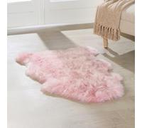 Native Natural Luxurious Blush Blush Pink Sheepskin Rug Xxl