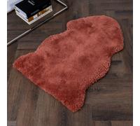 Native Natural Luxurious Coral Short Pile Sheepskin Rug