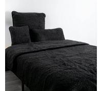 Native Natural Merino Wool Quilt - Plain Black