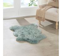 Native Natural Mint Green British Sheepskin Rug