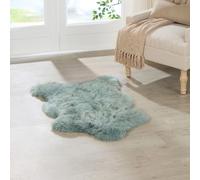 Native Natural Mint Green British Sheepskin Rug | Size: Large Native Natural Mint Large