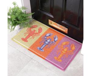 Native Natural Multi Lobsters Doormat (70 X 40Cm)