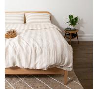 Native Natural Natural Stripes Double 100% Linen Duvet Cover (200X200Cm)