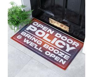 Native Natural Open Door Policy Doormat (70 X 40Cm)