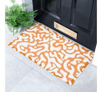 Native Natural Orange Blobs Indoor & Outdoor Doormat - 70X40Cm