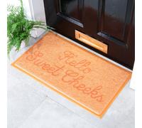 Native Natural Orange Hello Sweet Cheeks Doormat (70 X 40Cm)