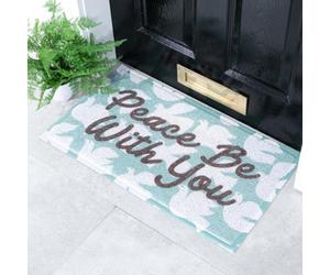 Native Natural Peace Be With You Doormat (70 X 40Cm)