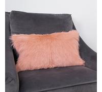Native Natural Pink Goatskin Cushion Native Natural Pink
