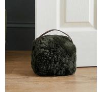 Native Natural Sheepskin Doorstop in Dark Green | Size: 15 cm Native Natural Dark Green 15 cm