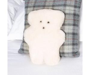 Native Natural Sheepskin Teddy Bear