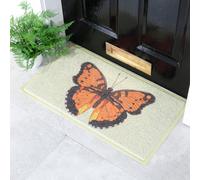 Native Natural Single Butterfly Doormat (70 X 40Cm)