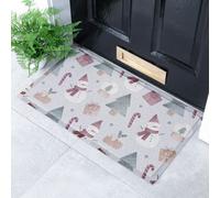 Native Natural Snowman Outdoor Doormat 70 X 40Cm