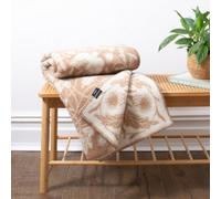 Native Natural Soft Beige Bird Pure Wool Blanket