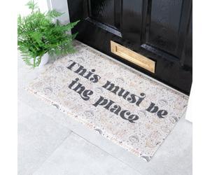 Native Natural This Must Be The Place Doormat (70 X 40Cm)