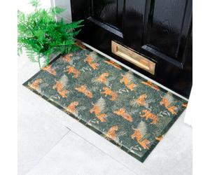 Native Natural Tigers Jungle Doormat (70 X 40Cm)
